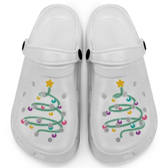 Christmas Light Christmas Tree Clogs