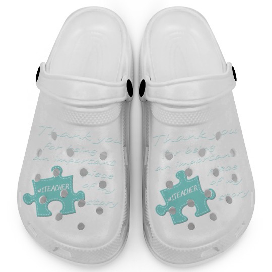 Teacher Appreciation Number One Teacher End Of Sch Clogs