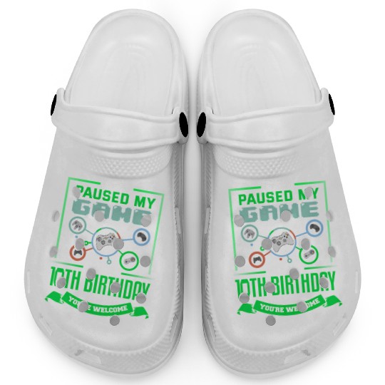 10 Gamer 10Th Bday Clogs