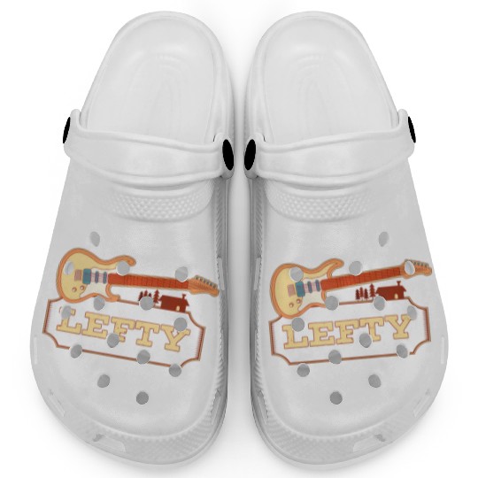 Left Handed Guitarist Lefty Guitar Player Left Clogs