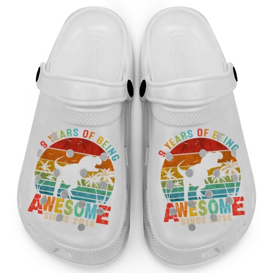 9Th Dinosaur 9 Awesome Since 2014 Clogs