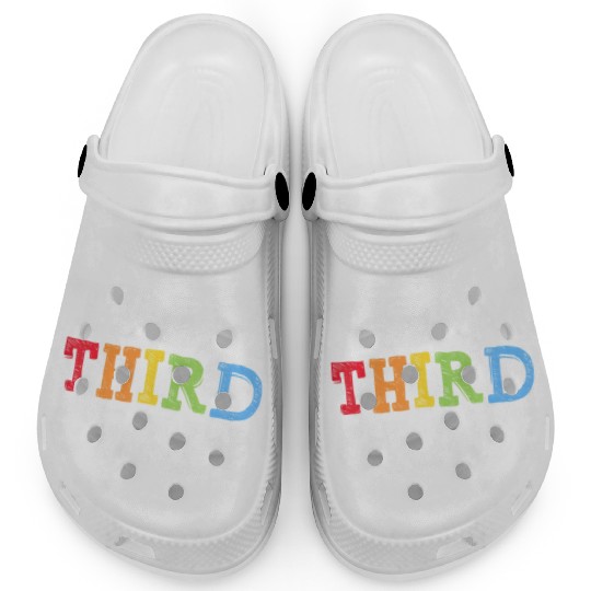 Team 3rd Grade Squad Third Teacher Student Back Clogs