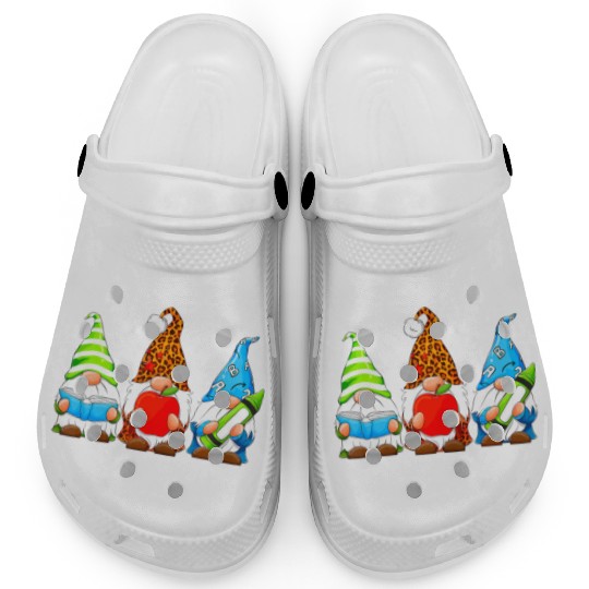 Cute Gnomes Students Teacher Gnome Funny Back To Clogs