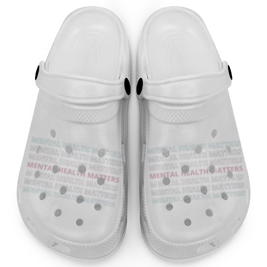 Mental Health Matters | Sans VII French Gray Clogs