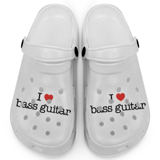 I love bass guitar (music instrument). Clogs