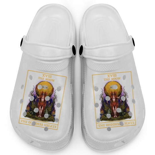 The Goddess Hecate Tarot Card Triple Moon Witch Clogs