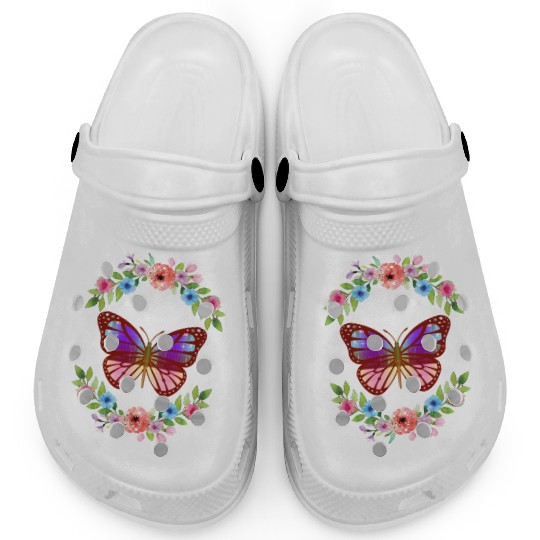 butterfly is beauty Clogs