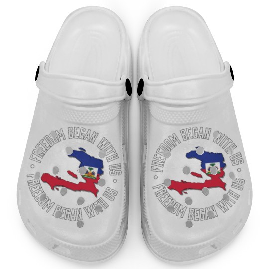 Freedom Began With Us Haiti Heritage Month Clogs