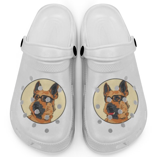 Funny German Shepherd Dog Dad Mom I Love Hairy Clogs
