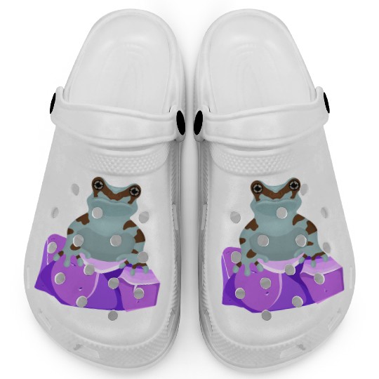 Frog Crystal Amethyst Gemstone For Toad Owners Clogs