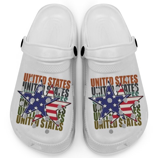 God bless America the land of the free Clogs