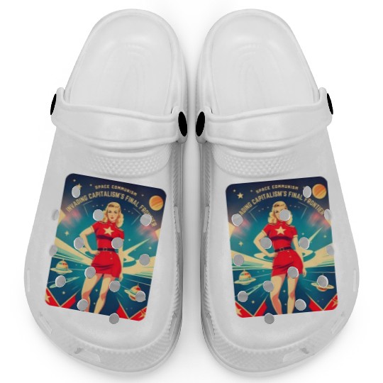 Funny Retro Cold War Soviet Communism USSR Humor Clogs