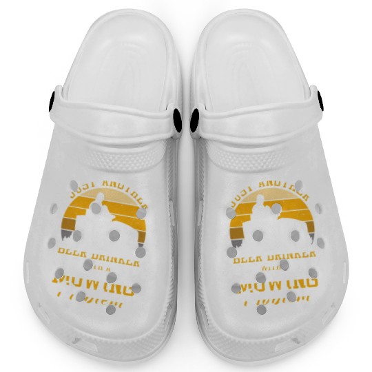 Lawn Mowing Lawn Mower Gardener Gardening Beer Clogs