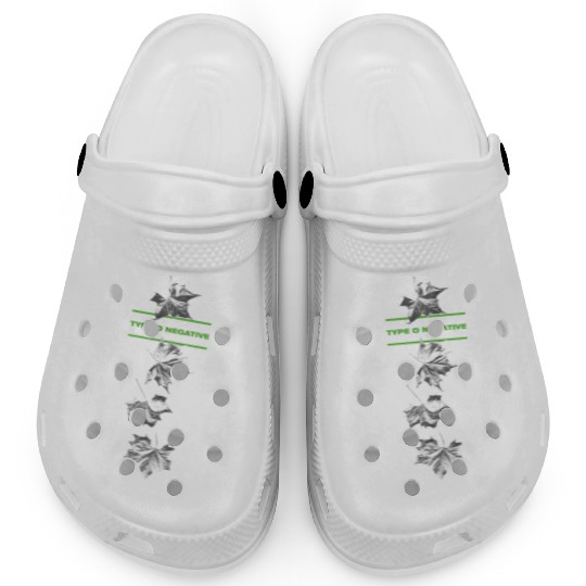 Type O Negative Leaves Double Sided Black Clogs