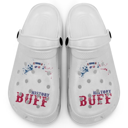 History Buff Independence Day Lincoln Patriot USA Clogs