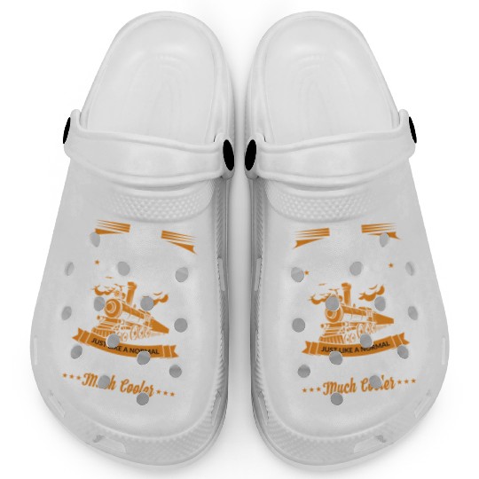 Model Railroad Train Grandpa Grandparent Clogs