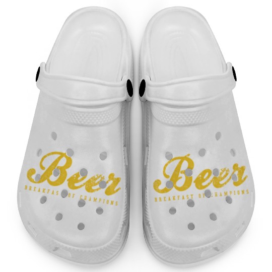 Beer Breakfast Of Champions Inred Clogs