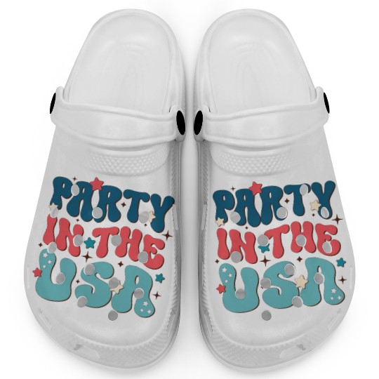 Party In The USA, Independence Day Clogs