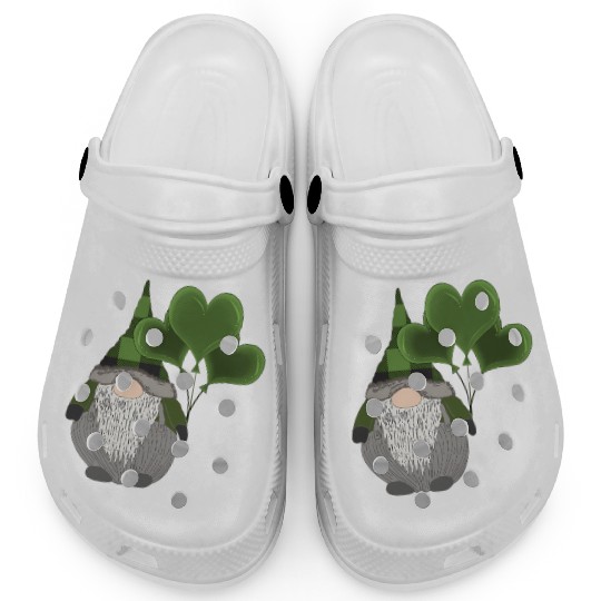 Irish Gnome St Patricks Day Heart Balloons Clogs