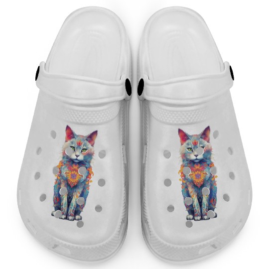 Cat Mandala Clogs