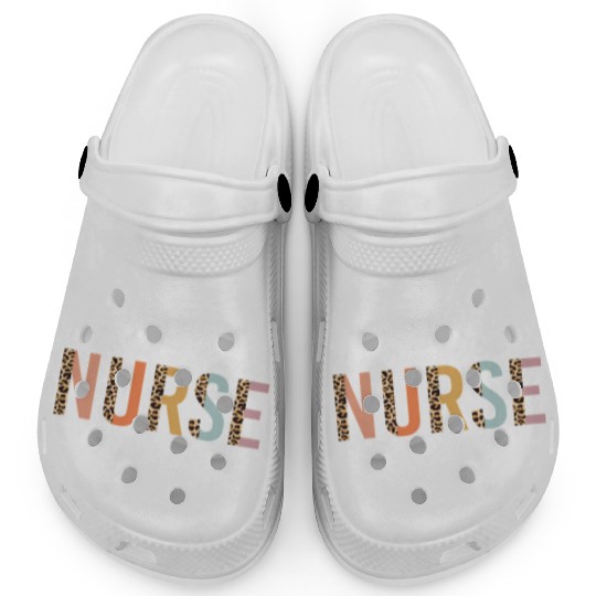 Intensive Care Nurse Leopard Print Icu Nursing Clogs