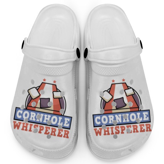 Cornhole Whisperer Bean Bag Lover Clogs