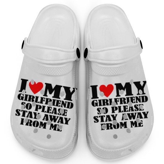 I LOVE MY GIRLFRIEND 02 Clogs