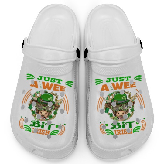 Just A Wee Bit Irish Highland Cow Lover Idea Clogs
