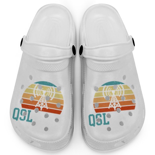 Ham Radio Operator Morse Code Radioactivity Clogs