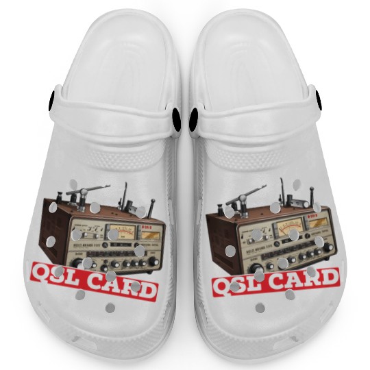 Ham Radio Operator Morse Code Radioactivity Clogs