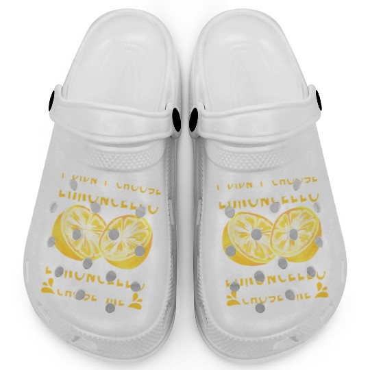 Italian Limoncello Lover Lemon Liquor Drinker Clogs