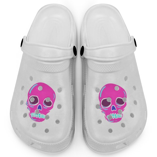 Dead Inside Skull Artist Gift Clogs