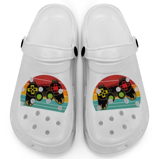 Leveling up to Daddy Funny Gift Father's Day Clogs