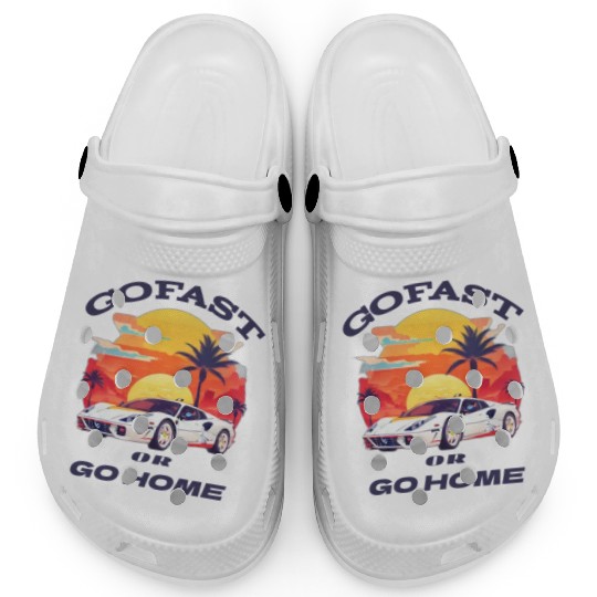 Go Fast , car lover Clogs, father's day gift