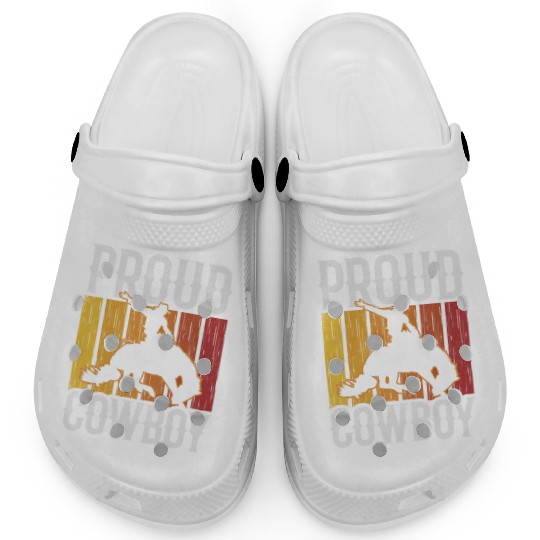 Proud Cowboy Cute Texas Cowboys Sayings Clogs