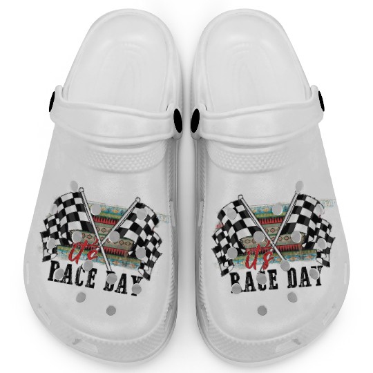 Its Race Day Clogs