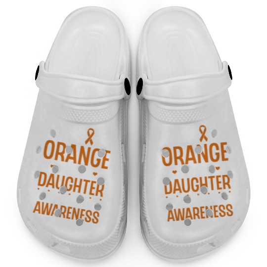 I Wear Orange For My Daughter Multiples Sclerosis Clogs