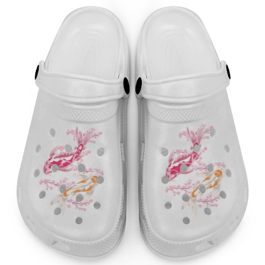 Hilarious Japan Pondfish Goldfish Chagoi Catfish Clogs