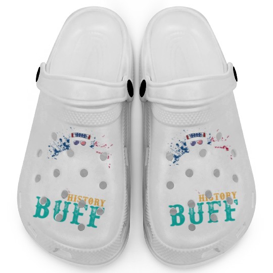 History Buff Independence Day Lincoln Patriot USA Clogs