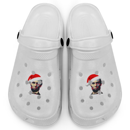 Abraham Lincoln Merry Christmas Clogs