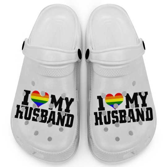 I Love My Husband Clogs