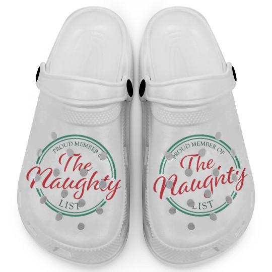 Proud Member of the Naughty List Clogs