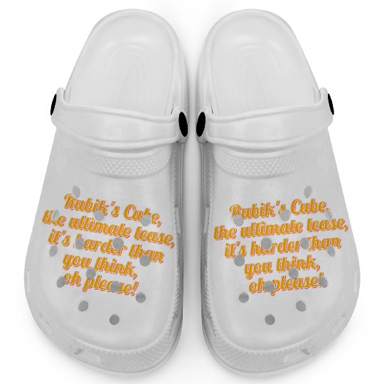 Rubiks Cube Conundrum Clogs