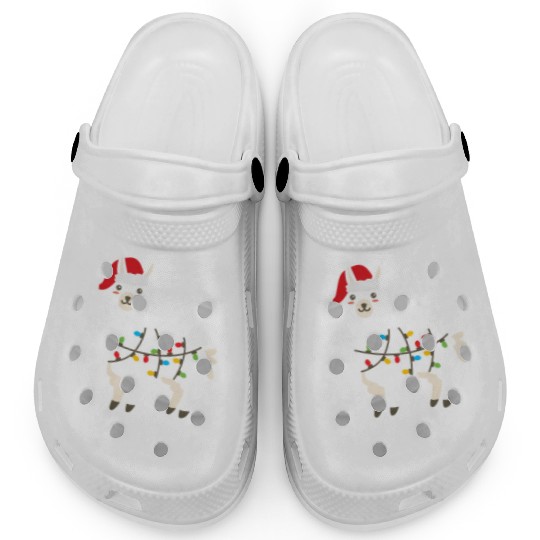 Fa La La Llama Falala Kawaii Snow Lamb Clogs