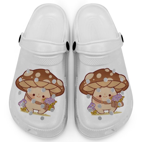 Flower Picking Mushroom Clogs