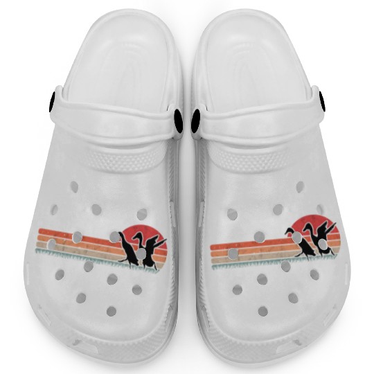 Indian Runner Duck Retro Bottle Vintage Clogs
