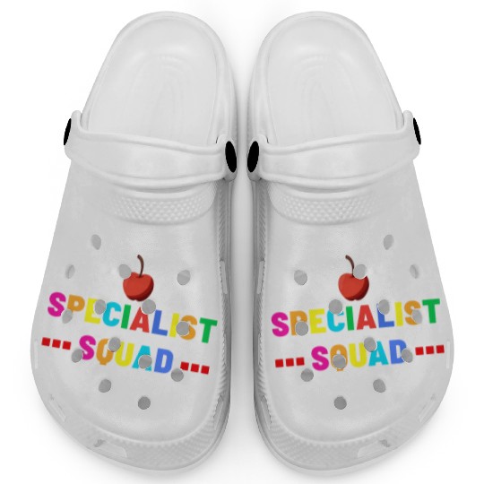 Specialist Squad Teacher Team Back To School cool Clogs