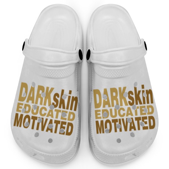 Darkskin educated motivated Melanin apparel Clogs