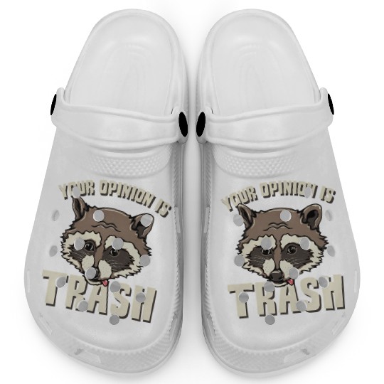 Raccoon Trash Panda Meme Garbage Humor Clogs