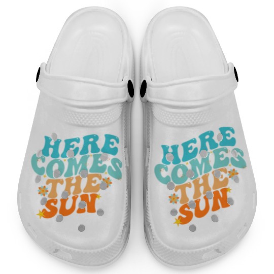 Here Comes The Sun Funny Clogs